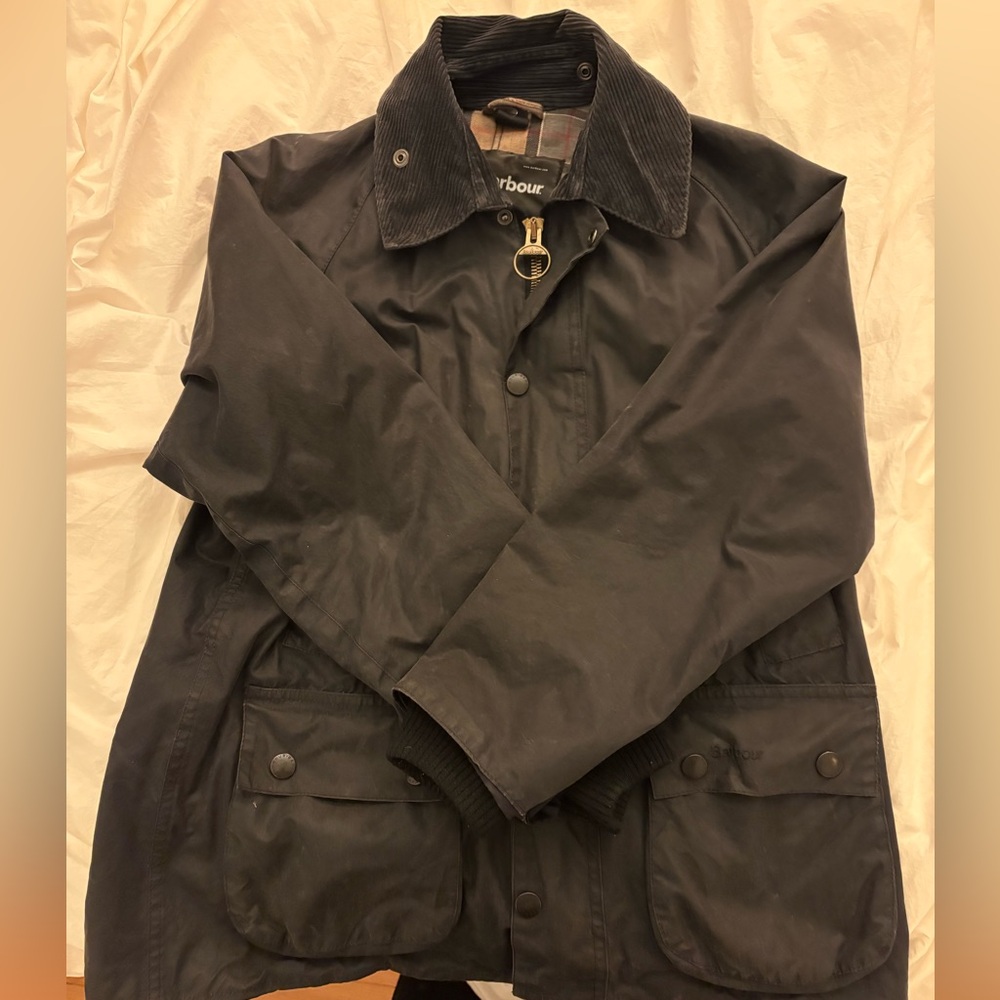 Barbour Bedale Navy Jacket
